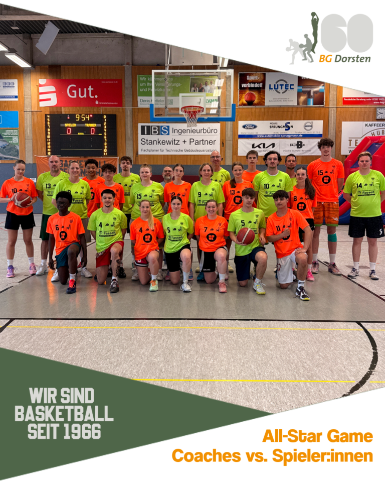 60 Jahre BG Dorsten: All-Star Game – Coaches vs. Spieler:innen