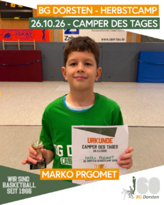 BG Dorsten Herbstcamp 2026