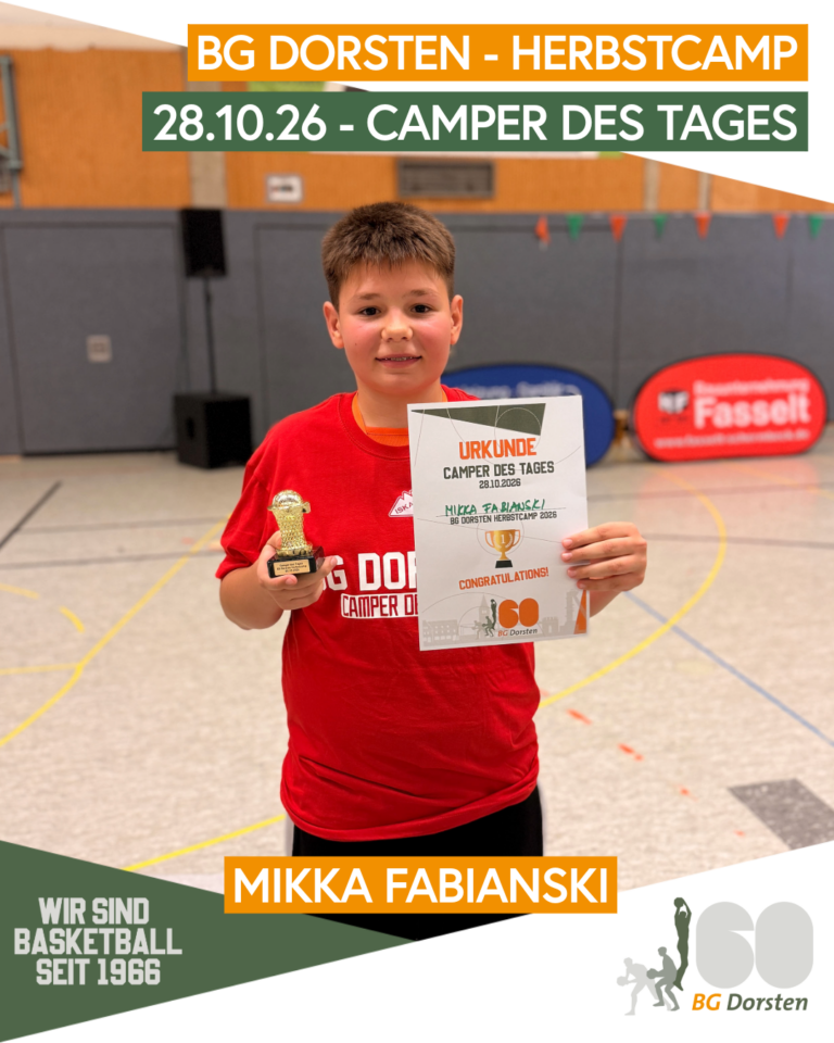BG Dorsten Herbstcamp 2026